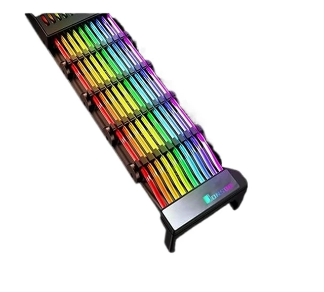 Alt view image 4 of 5 - RGB Extension Power Supply Cable Neon Wire ATX RGB Cable Pc Hardware Computer Peripherals Argb Sync Gpu Light 24Pin Sleeved