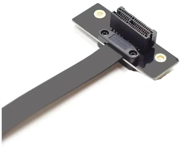 Alt view image 4 of 6 - PCIE PCI Riser PCI-E PCI E Cable PCI Card for Motherboard Extender Converter Adapter X1 X4 X8 Extension(90 Degrees (500mm))