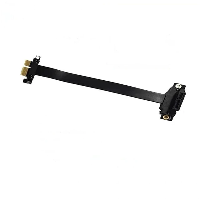 Alt view image 2 of 6 - PCIE PCI Riser PCI-E PCI E Cable PCI Card for Motherboard Extender Converter Adapter X1 X4 X8 Extension(90 Degrees (500mm))
