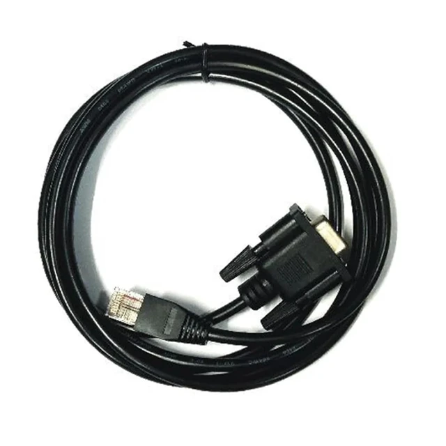 Alt view image 2 of 3 - 00F50C0-0020 Compatible with HSP5 Protocol DB9 to RJ45 Connector Conversion Cable