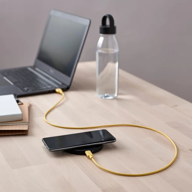 Alt view image 7 of 7 - ProTuning SITTBRUNN USB-A to USB-C, 1 m, light yellow