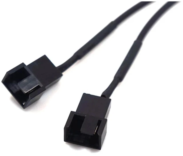 Alt view image 6 of 7 - DC 5521 to 4Pin PWM 4 Pin 2 Way Computer PC Router Fan Power Adapter Cable 12V(Type 1)