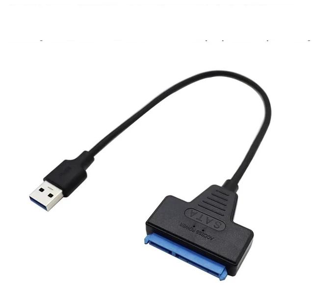 Alt view image 4 of 6 - USB 3.0 SATA 3 Cable Sata to USB 3.0 Adapter Up to 6 Gbps Support 2.5 Inch External HDD SSD Hard Drive 22 Pin Sata III Cable(Type c 3.0)