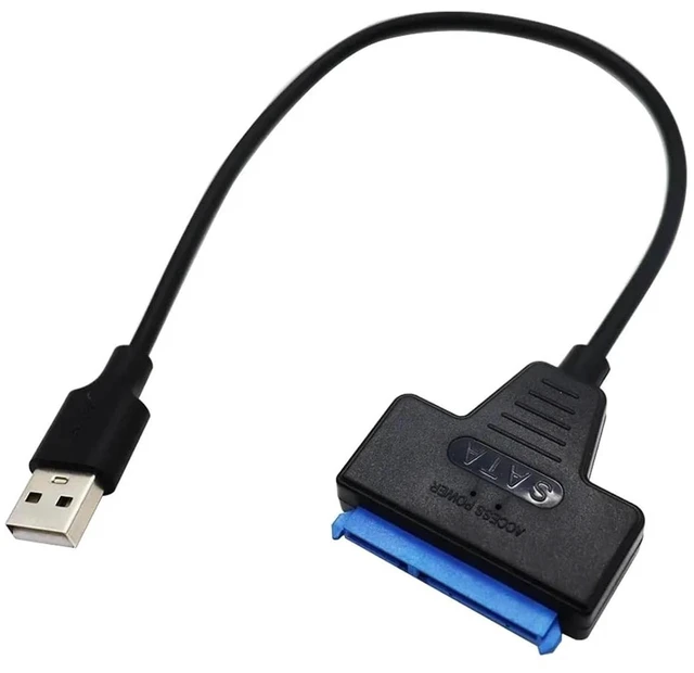 Alt view image 6 of 6 - USB 3.0 SATA 3 Cable Sata to USB 3.0 Adapter Up to 6 Gbps Support 2.5 Inch External HDD SSD Hard Drive 22 Pin Sata III Cable(Type c 3.0)