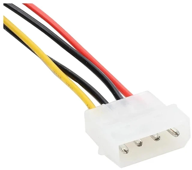 Alt view image 4 of 6 - Female 7+15 Pin Data Cable and Power to SATA 7Pin+4 Pin Serial ATA Cable Power Adapter 30cm 50cm(0.29m)