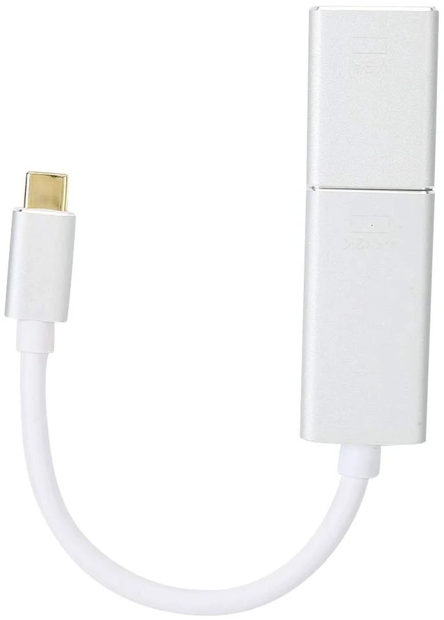 Main image of Type C to Mini/to VGA Cascade Combination Patch Cord Converter Adapter Cable, Easy Operation, Portable Design, Professional Stability for Projector, Computer, Multimedia,