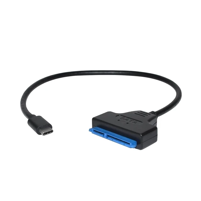 Alt view image 6 of 7 - External TY>pe C to 2.5 Inch HDD SATA Interface Cable USB 3.1 SATA Cable for Computer(USB2.0 Single lamp)