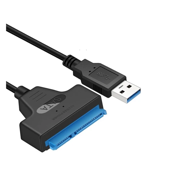 Alt view image 2 of 7 - External TY>pe C to 2.5 Inch HDD SATA Interface Cable USB 3.1 SATA Cable for Computer(USB2.0 Single lamp)