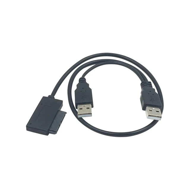 Alt view image 5 of 6 - 1PCS USB2.0 to M1ni Sata II 7+6 13Pin Adapter Converter Cable for 98se/Me/2000/XP/Vista, Slimline Drive