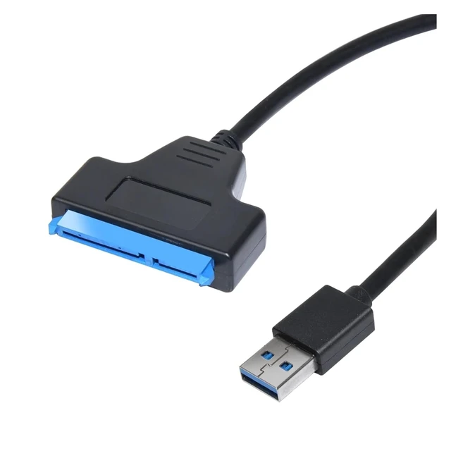 Alt view image 7 of 7 - External TY>pe C to 2.5 Inch HDD SATA Interface Cable USB 3.1 SATA Cable for Computer(USB2.0 Single lamp)