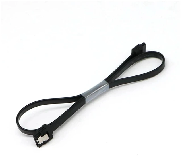 Main image of 20pcs/Lot Red, Black, Blue, Green Sleeved SATA III 6Gbps 7Pin Straight to Straight Cable.(45cm,Black-No Sleeved)