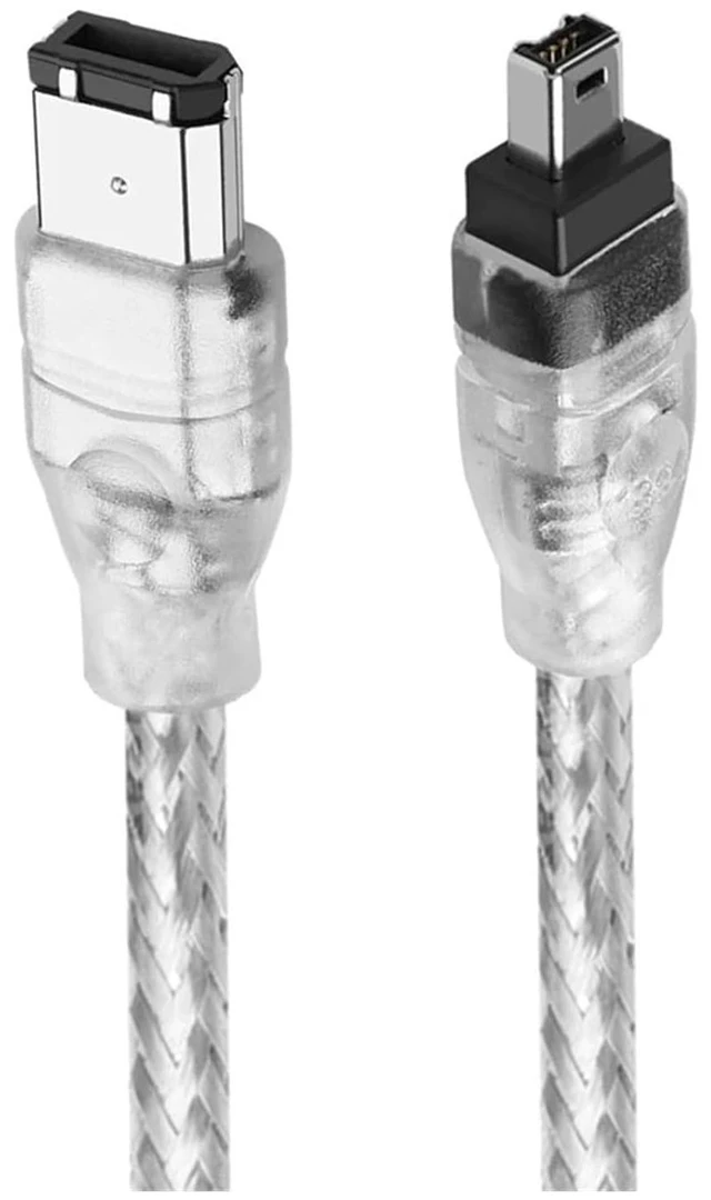 Main image of 1394 USB to 4Pin to 6Pin Data Cable IEEE 1394 Connection Cable for Camera Camcorder DV Acquisition Card Cord Accessor(4pin to 6pin)