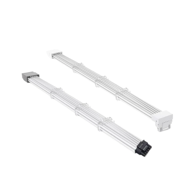 Alt view image 2 of 6 - Black 600W 12VHPWR Male to Female Extension Cable 16Pin Comb for RTX4080 4090Ti 5.0 12+4Pin 16Pin PCIE 5.0 Adapter Cable(Black Outside)