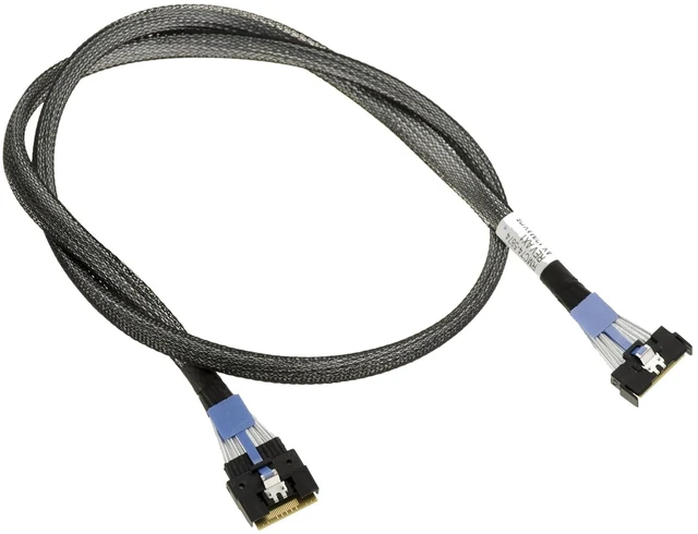 Main image of Kalea-INFORMATIQUE Cable MCIO 8i 74 Pin PCIe 5.0 to Slim SAS SFF-8654 8i 74 Pin PCIe 4.0 Length 1m