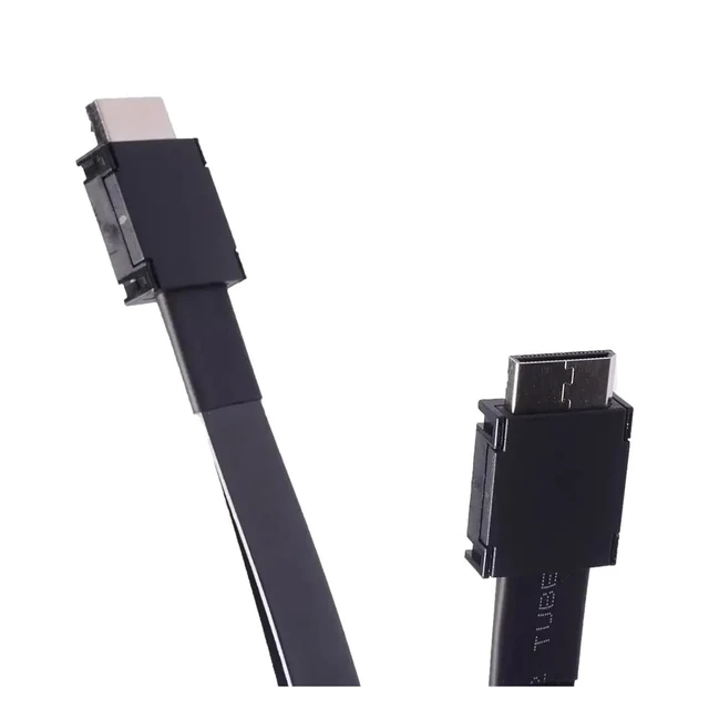 Alt view image 3 of 5 - PCI-E 4.0 X4 SFF-8611 Male to Male Oculink Wire FFC Extension Cable External GPU Dock Video Card Server SFF 8611 OCuLink 25/50cm(25cm,F9912)