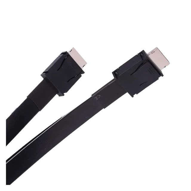 Alt view image 5 of 5 - PCI-E 4.0 X4 SFF-8611 Male to Male Oculink Wire FFC Extension Cable External GPU Dock Video Card Server SFF 8611 OCuLink 25/50cm(25cm,F9912)