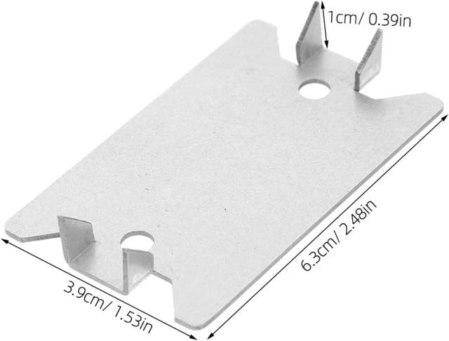 Alt view image 2 of 7 - 50pcs Iron Nail Plates for Cable Protection in Construction Projects