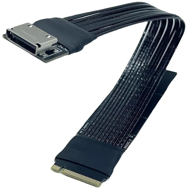 Main image of XT- PCI-E 4.0 X4 GEN4 M.2 for NVMe to Ouclink 4iSFF8612 Adapter Cable High Speed External Dock Silver-Plated Wire Cord(20cm)