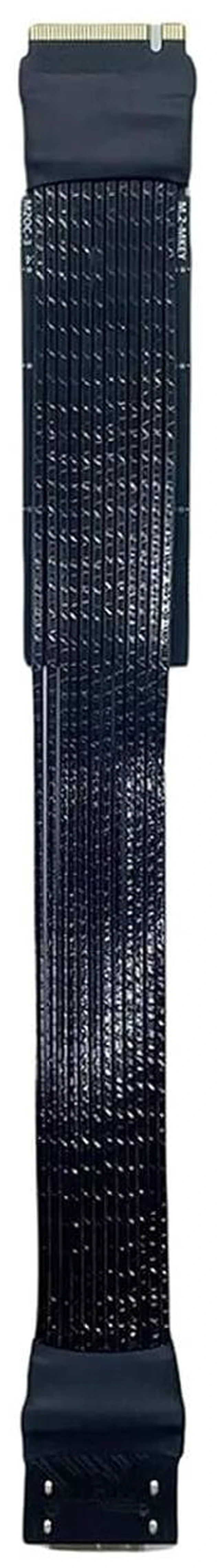 Alt view image 3 of 5 - XT- PCI-E 4.0 X4 GEN4 M.2 for NVMe to Ouclink 4iSFF8612 Adapter Cable High Speed External Dock Silver-Plated Wire Cord(20cm)