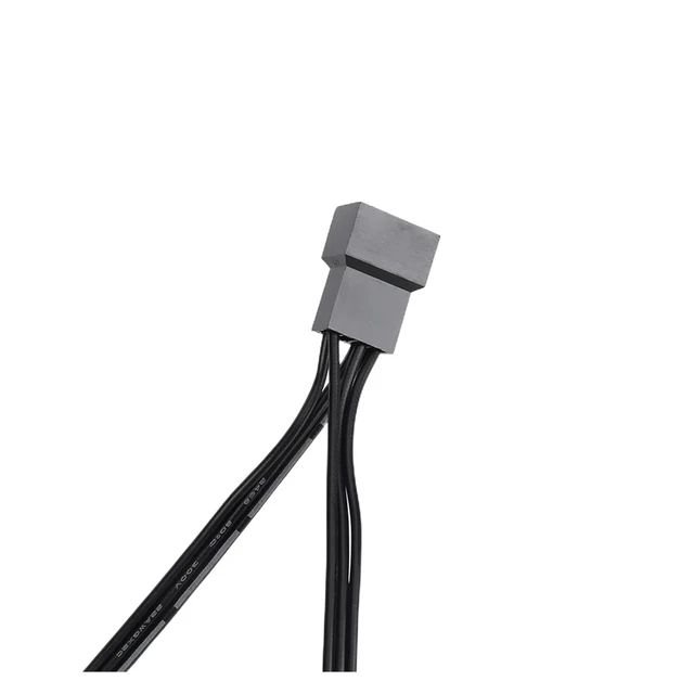 Alt view image 6 of 6 - Portable Fan PWM Splitter Female to Male Power Multi Splitter p/;vc Insulation Material Extension Cable Connector for PC Case Fan(3pcs,5 Ways)