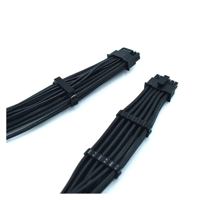 Alt view image 5 of 5 - ATX3.0 12VHPWR Power Cable PCI-e 5.0 12VHPWR ATX3.0 600W 16AWG Male to Male Graphic Card GPU 12+4pin for 4000 Series(30cm)