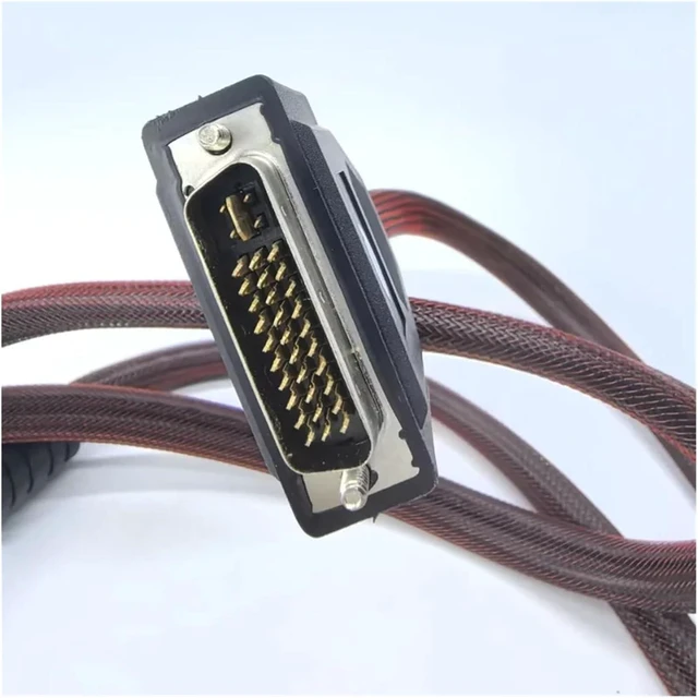Alt view image 3 of 5 - ZHANGLH DVI M1-DA 30+5 Pin to 15Pin VGA + USB Computer Video Cable for LP70/120/330/335/340/350/500/530/650 C110 Projector1.8M