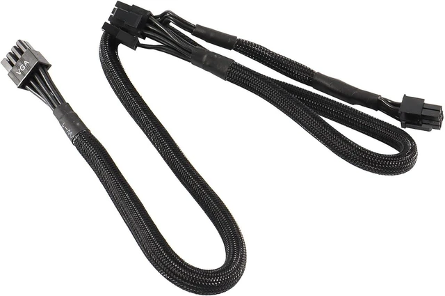 Alt view image 2 of 6 - 10X 8 PIN to Dual 8 Pin 6 PIN PCIE VGA Power Supply Cable for Supernova G2 G3 G5 P2 T2 GS G+ 650 750 850 1000