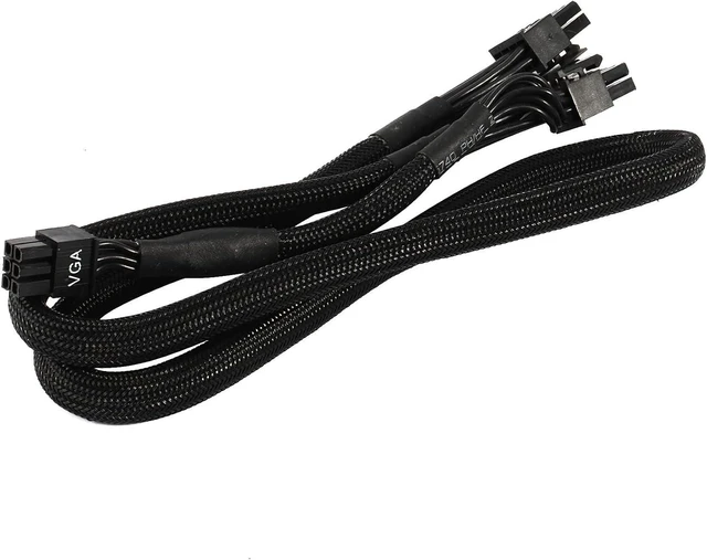 Alt view image 3 of 6 - 10X 8 PIN to Dual 8 Pin 6 PIN PCIE VGA Power Supply Cable for Supernova G2 G3 G5 P2 T2 GS G+ 650 750 850 1000