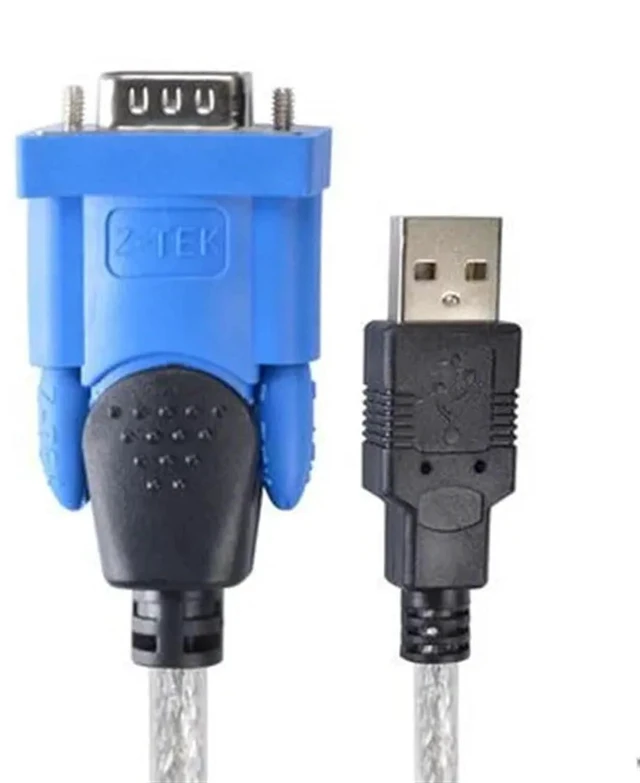 Main image of Industrial Grade Conversion Cable USB to RS232 Serial Port Z-TEK Universal Data Programming Download Line USB-232