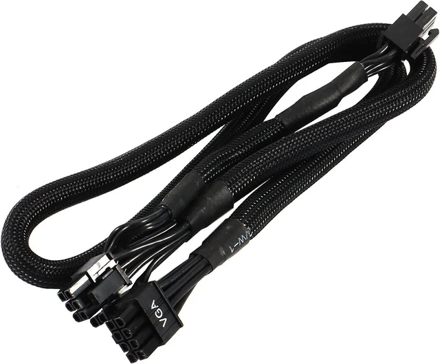 Alt view image 4 of 6 - 10X 8 PIN to Dual 8 Pin 6 PIN PCIE VGA Power Supply Cable for Supernova G2 G3 G5 P2 T2 GS G+ 650 750 850 1000
