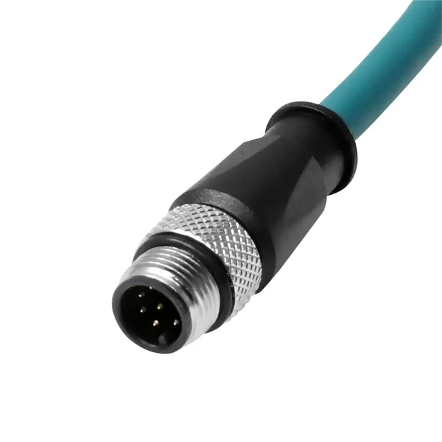 Alt view image 3 of 4 - Cables M12 A-Code 8 Pin Male to 8 Pin Female Cat6a