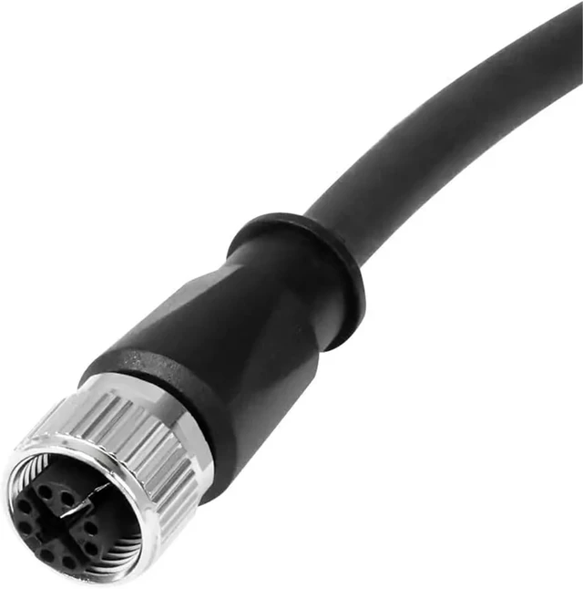 Alt view image 2 of 4 - Cables M12 X-Code 8 Pin Female to RJ45 Ethernet Cable Cat6a