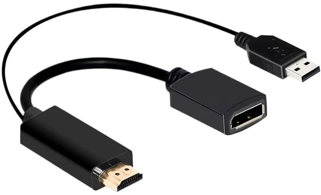 Main image of 4K 60Hz HDMI-Compatible to Displayport Adapter Cable 1080P 120Hz DP Converter Male HD2.0 to Displayport for PC TV