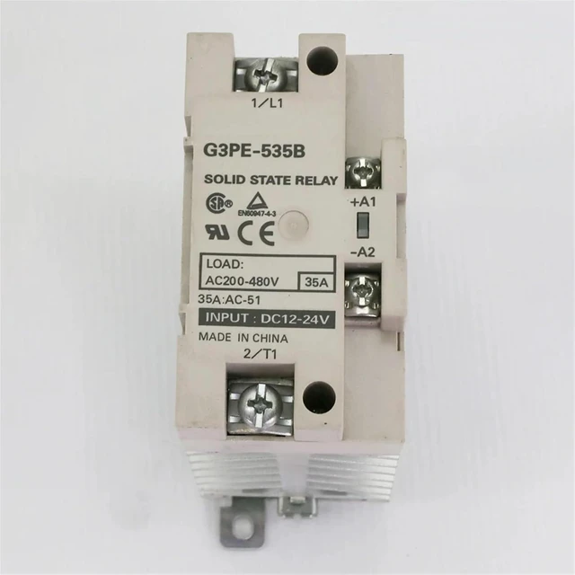 Alt view image 6 of 6 - 1PCS G3PE-535B Solid State Relay AC20 0-480V 35A