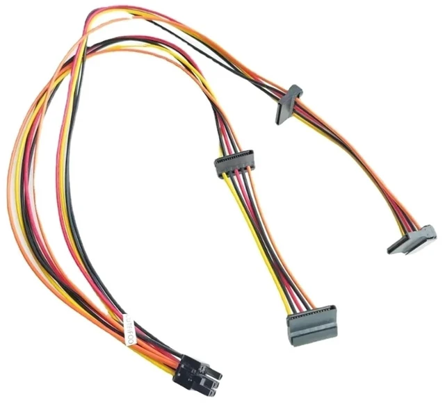 Main image of 5Pin to 4-Port SATA Interface Power Cable for OptiPlex 9020 7020MT T1700 CD-ROM Optical Drive Hard Drive HDD SSD 50cm