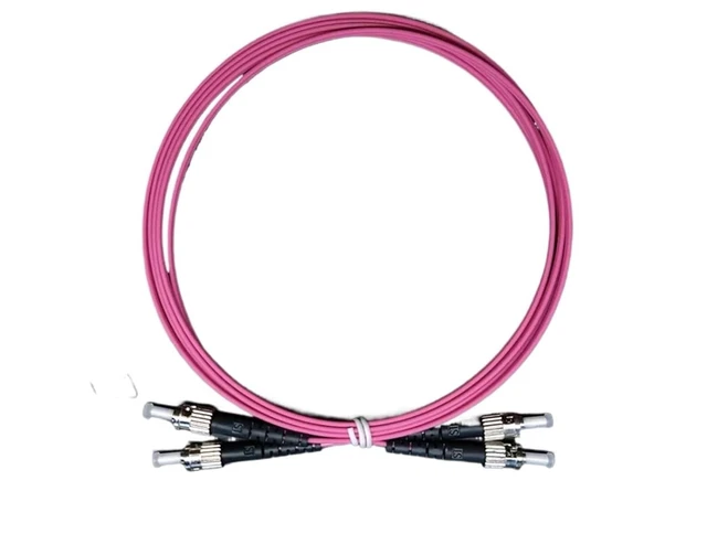 Main image of OM4 Patch Cord 1-100M LC-LC Duplex 10 Gigabit multimode DX SC FC ST Dual core MM Optical Fiber Extension Cable sc-lc FTTH Jumper(100M,ST-ST)