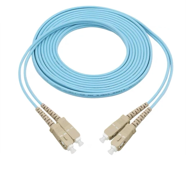 Alt view image 3 of 3 - OM3 Jumper 10pcs 10 Gigabit multimode LC LC SC FC ST Optical Fiber Jumper Indoor 1-30M 20m5m Duplex Fiber Optic Cable Dual Fiber(60M 1pc,FC-FC)