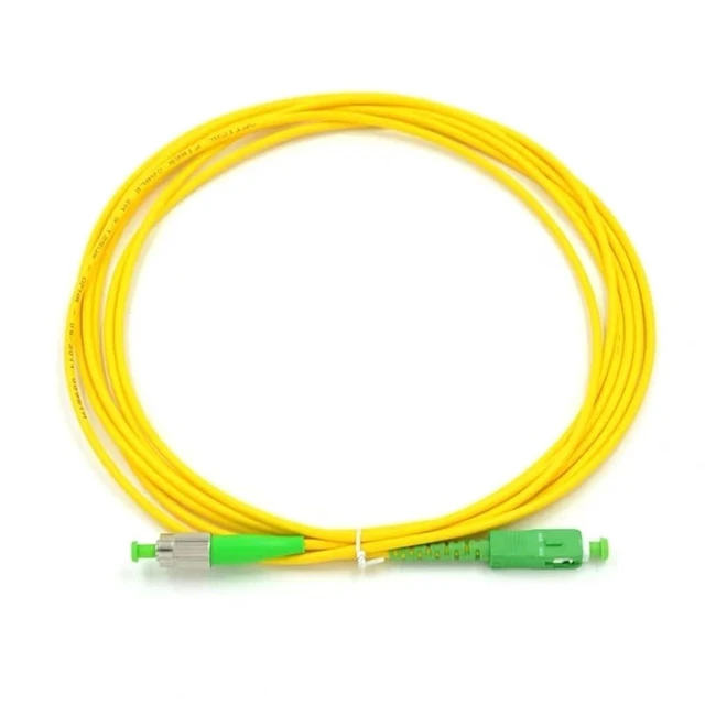 Alt view image 5 of 6 - Optical Fiber Jumper 1-100m LC-SC-ST-FC UPC A SM patchcord Simplex Square to Round Extension Cable FTTH Optic(70M,SC/A-SC/A)