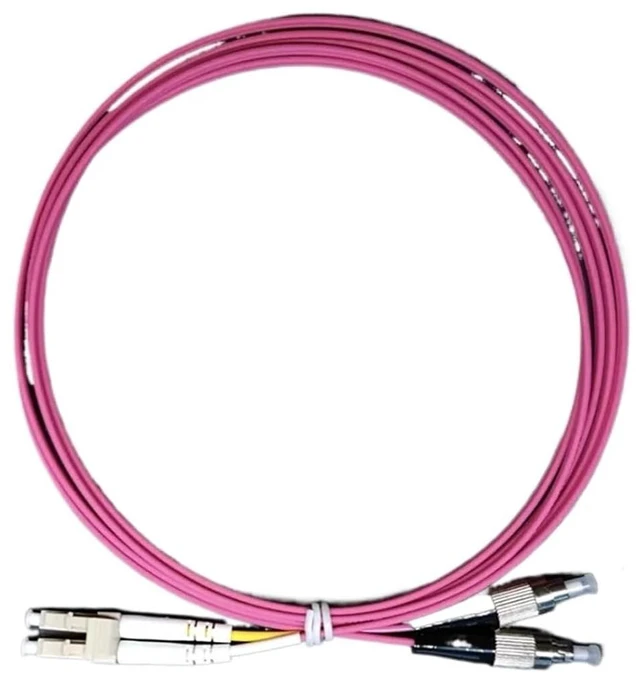 Main image of OM4 Patch Cord 1-100M LC-LC Duplex 10 Gigabit multimode DX SC FC ST Dual core MM Optical Fiber Extension Cable sc-lc FTTH Jumper(50M,LC-FC)
