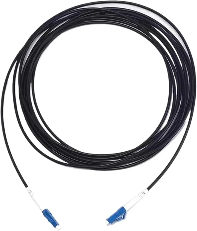 Alt view image 3 of 5 - 1-500M TPU Armored Optical patchcord Waterproof LC SC FC ST UPC SM Single core Indoor Outdoor Fiber Optic Jumper(150m 1pc,LC-FC)
