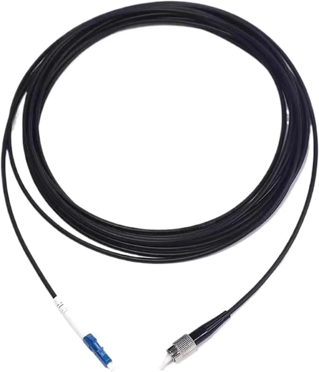 Alt view image 4 of 5 - 1-500M TPU Armored Optical patchcord Waterproof LC SC FC ST UPC SM Single core Indoor Outdoor Fiber Optic Jumper(150m 1pc,LC-FC)