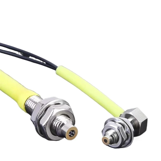 Alt view image 2 of 4 - M3 M4 M6 Diffuse Reflective Fiber Cable 5pcs MRS-310 Elbow Right Angle Fiber Amplifier Probe Corresponding Fiber Induction Cable(E3X-NA11FA)