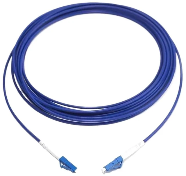 Alt view image 6 of 7 - 1-500M Armored Optical Patchcord Waterproof LC SC FC ST SM Single Core Blue Indoor Outdoor Fiber Optic Jumper(300m 1pc,LC-FC)