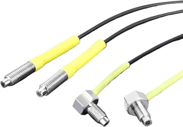 Alt view image 2 of 5 - M3 M4 M6 Diffuse Reflective Fiber Cable 5pcs MRS-310 Elbow Right Angle Fiber Amplifier Probe Corresponding Fiber Induction Cable(M6drf MRS-610)