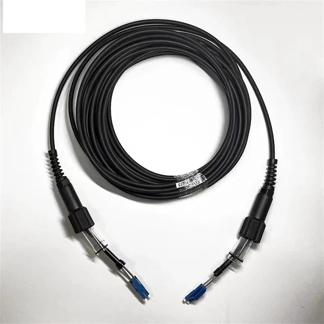 Alt view image 5 of 5 - 20M 40m 2/4 cores Outdoor Patch Cord 7.0mm 2C 4C CPRI LC SC FC A SM DVI Waterproof FTTH Jumper Optical Fiber Armored 2 core(SC-SC,4C 40m 2pcs)