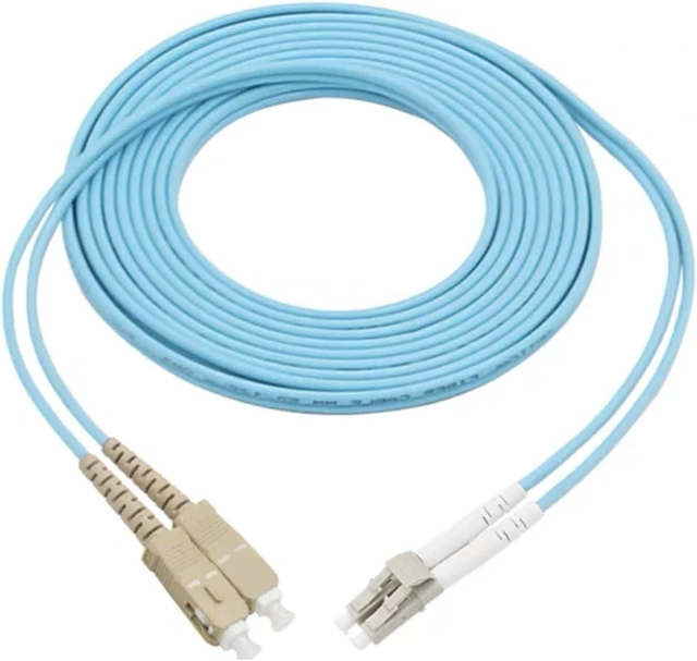 Alt view image 3 of 4 - OM3 Jumper 10pcs 10 Gigabit multimode LC LC SC FC ST Optical Fiber Jumper Indoor 1-30M 20m5m Duplex Fiber Optic Cable Dual Fiber(15M 10pcs,LC-LC with Clip)