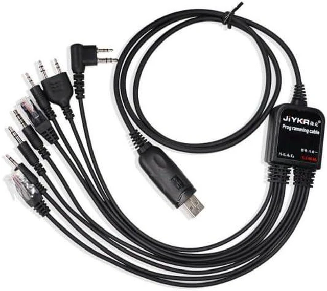 Main image of Fit for BAOFENG TYT walkie talkie USB frequency writing line data cable 8 in 1