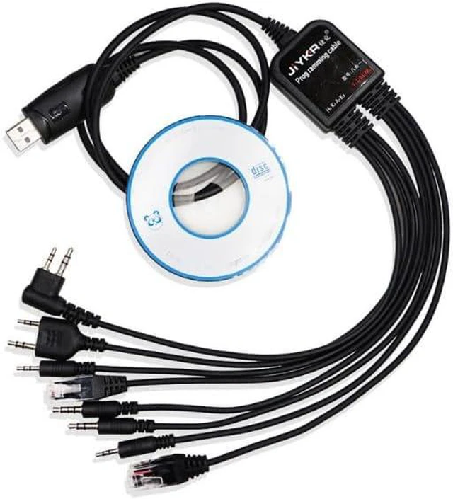 Alt view image 3 of 5 - Fit for BAOFENG TYT walkie talkie USB frequency writing line data cable 8 in 1
