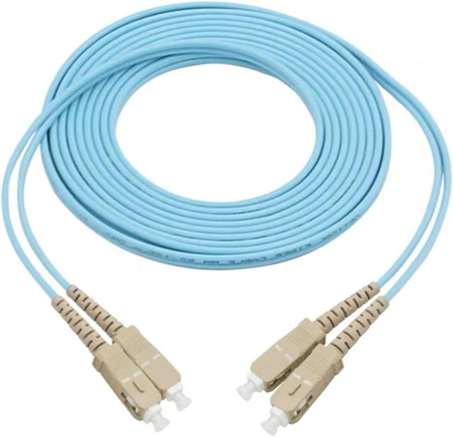 Main image of OM3 Jumper 10pcs 10 Gigabit multimode LC LC SC FC ST Optical Fiber Jumper Indoor 1-30M 20m5m Duplex Fiber Optic Cable Dual Fiber(20M 10pcs,SC-SC)