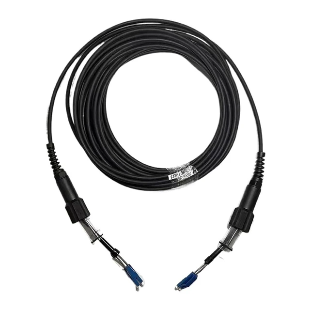 Alt view image 5 of 6 - 80m 2/4 cores Outdoor Patch Cord 7.0mm 2C 4C CPRI LC SC FC A SM DVI Waterproof FTTH Jumper Optical Fiber Armored Cable 2 core(ST-ST,4 cores SM)